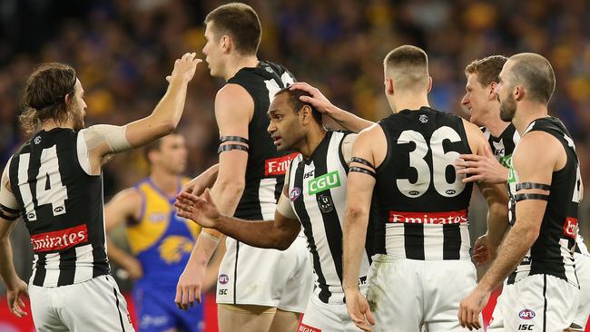 There is more harmony at the Magpies. Picture: Getty Images