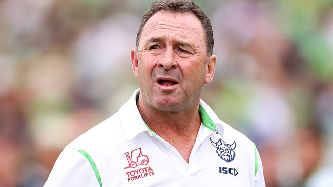 Canberra Raiders coach Ricky Stuart. Picture: NRL Photos/Gregg Porteous