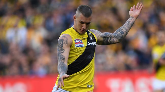 Dustin Martin in action during the AFL grand final. Picture: AAP