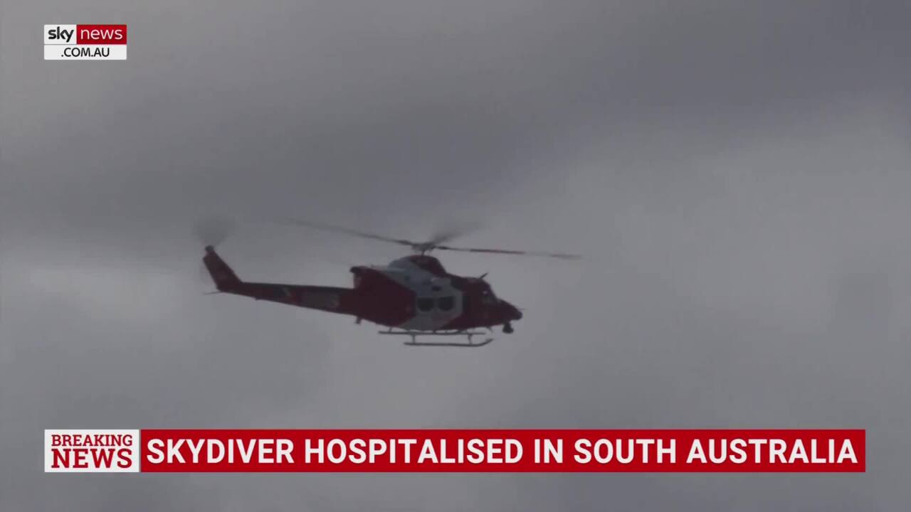 Skydiver rushed to hospital in South Australia