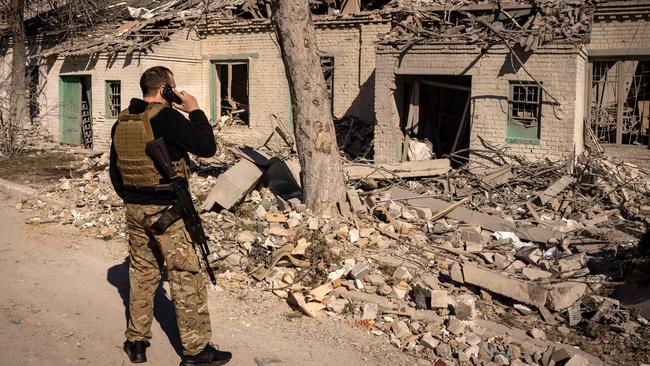 Zhytomyr had seen little of the war since its opening weeks, in February and March, when it came under sustained rocket fire. Picture: AFP