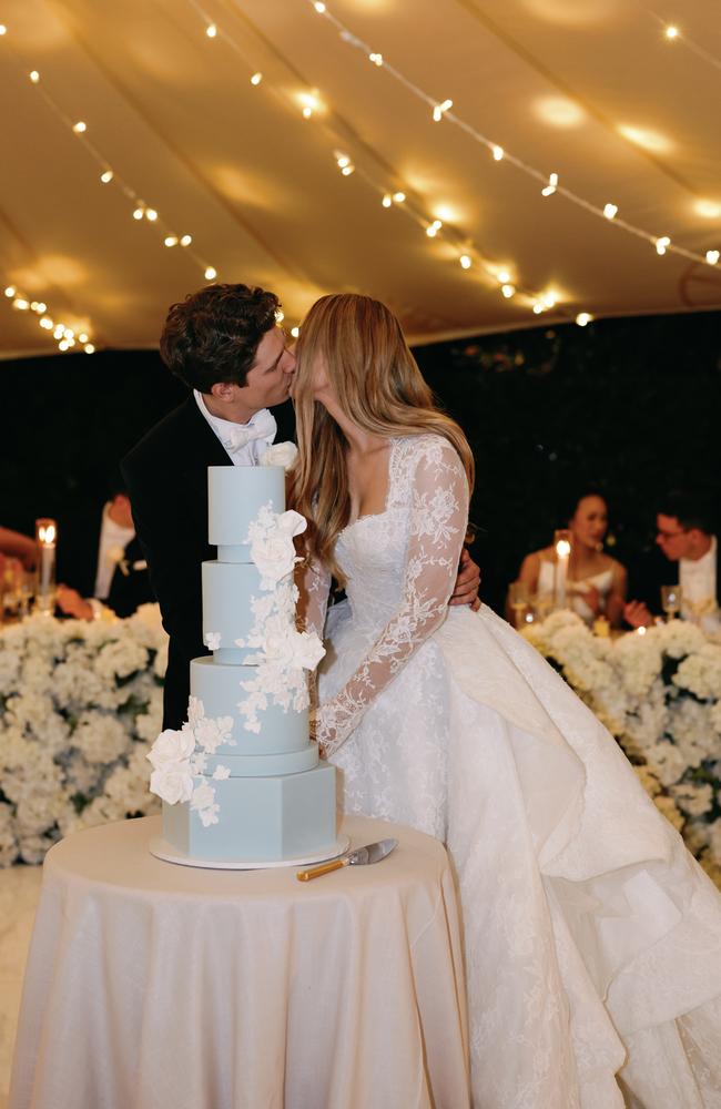 The wedding of Billie Bridger and Angus Higgins. Picture: Cassandra Ladru