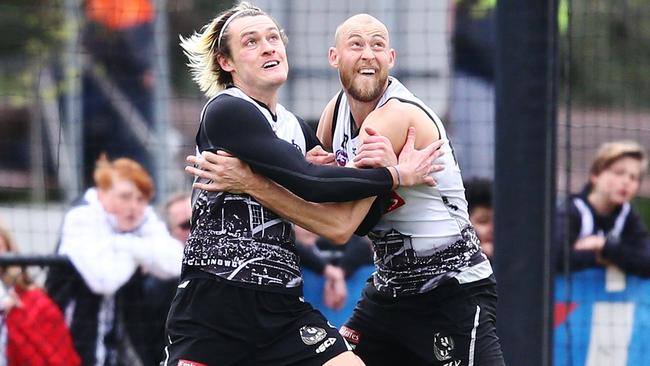 Can Darcy Moore and Ben Reid get their bodies right? Picture: Getty