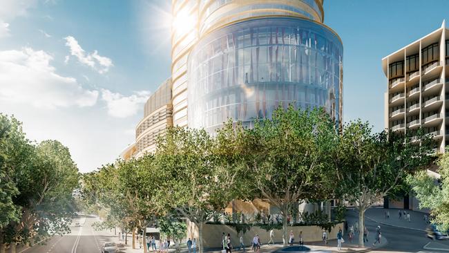 Plans seen by The Daily Telegraph include an avenue of 60 restaurants. Picture: Concept image supplied