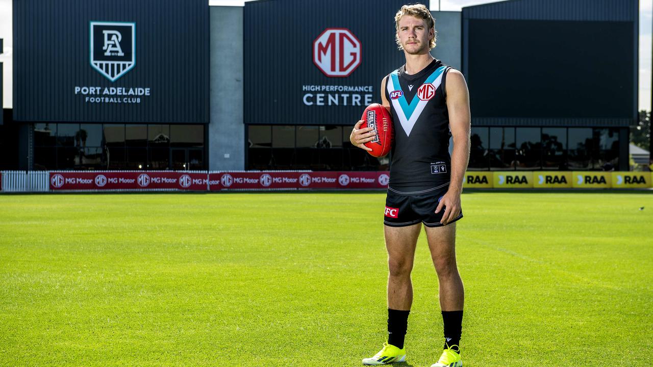 Jason Horne-Francis at Alberton Oval. Picture: Mark Brake