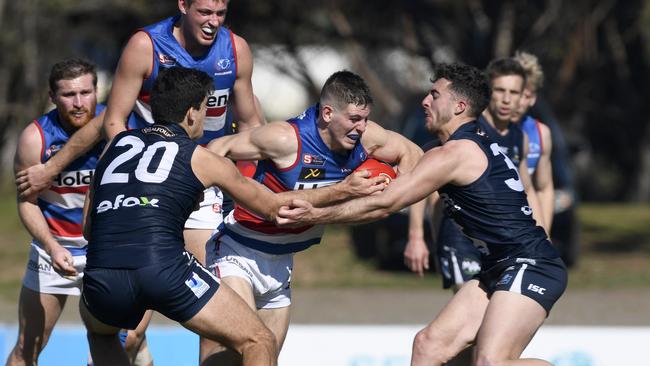 Darcy Pisani in action for Central District. Picture: Naomi Jellicoe