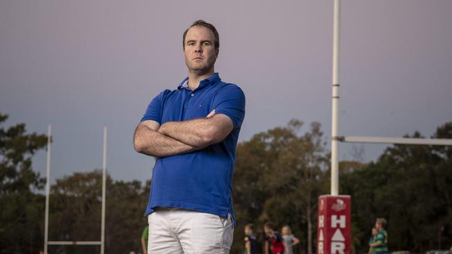 Queensland Rugby interim CEO David Hanham defended rugby’s safety record, saying that in his 20 years of being involved with rugby in Queensland, such injuries were “rare occurrences”. Picture: Glenn Hunt