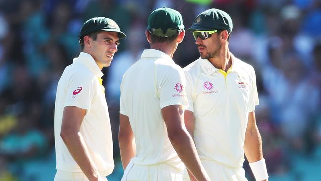 Australia's fast bowling unit went rogue on day one of the fourth Test. Picture: Phil Hillyard