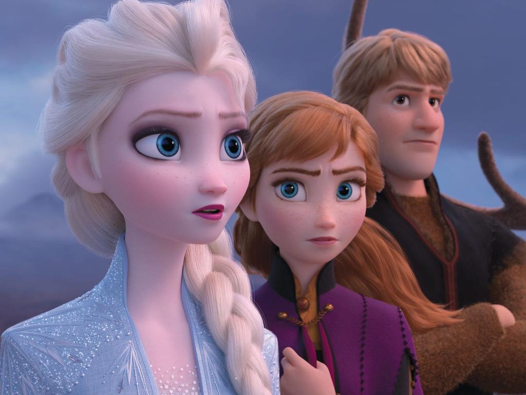 A still from the upcoming animated Disney film Frozen II.