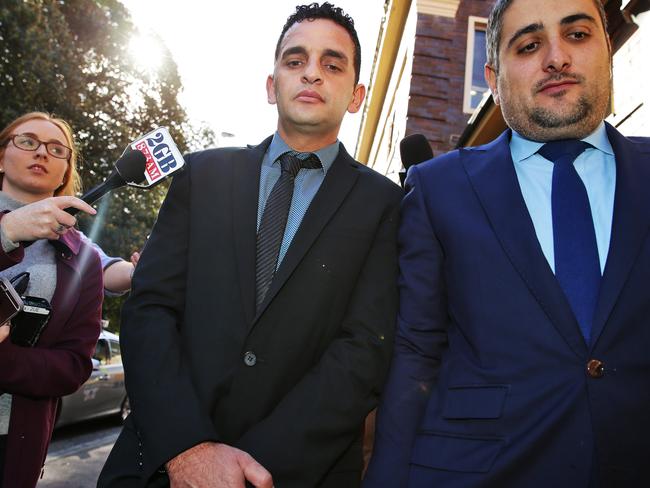 Lilydale Chickens driver Emmanuel Xiberras (centre) in court over the hit and run death of Jo-Ann Thwaites. Picture: Braden Fastier