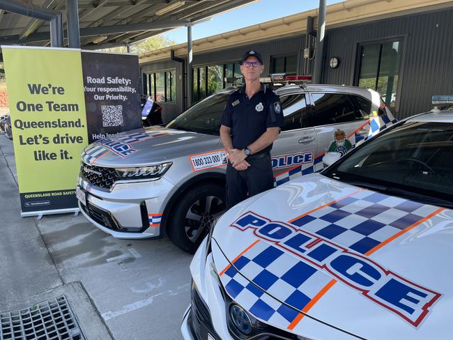 Townsville Officer in Charge of Townsville Highway Patrol Senior Sergeant Robert Nalder has urged motorists to work together as "one team" this Queensland Road Safety Week. Picture: Leighton Smith.