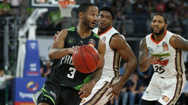 Roberson was in the zone against the Taipans last Sunday. Picture: Getty Images