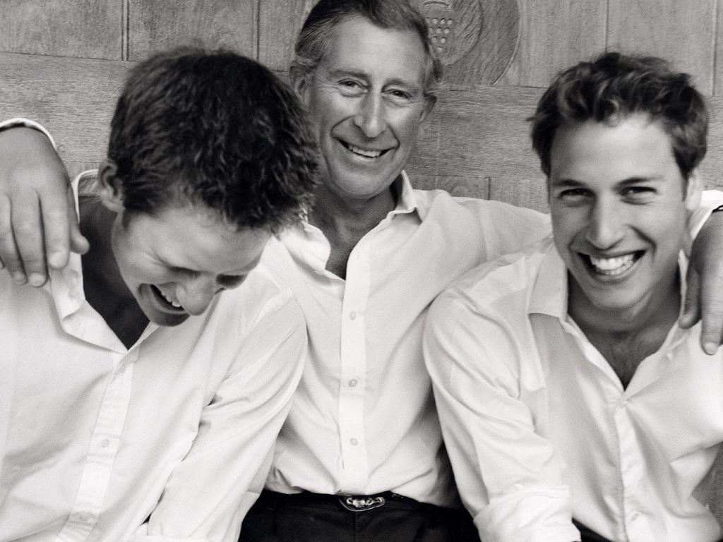 This shot from 2004 shows the trio’s loving relationship. Picture: Supplied