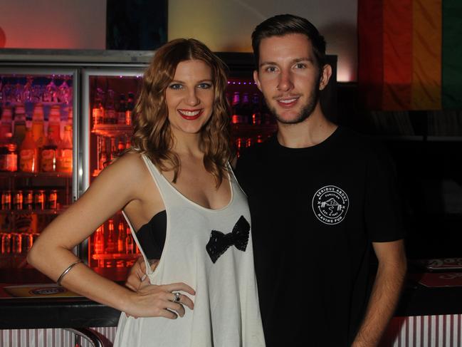 SAVVY Jessie Pegoraro and Sean Teasdale at the 2014 Queens Ball held at the Sovereign Hotel Picture Bryan Lynch