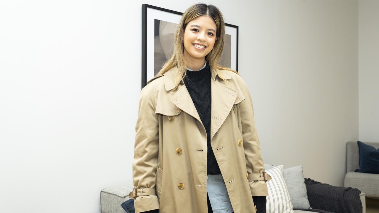 First-home buyer Leanne Pak in her new home in Stanmore after successfully outbidding the competition with her partner Jordan. Photo: Tom Parrish