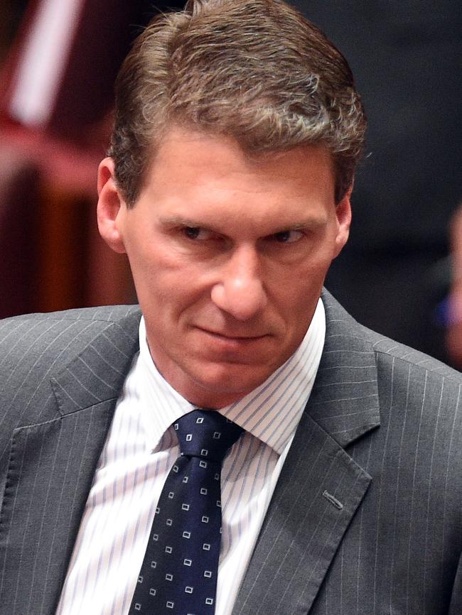 Senator Cory Bernardi in May last year, during a senate session at Parliament House, in Canberra. Picture: AAP