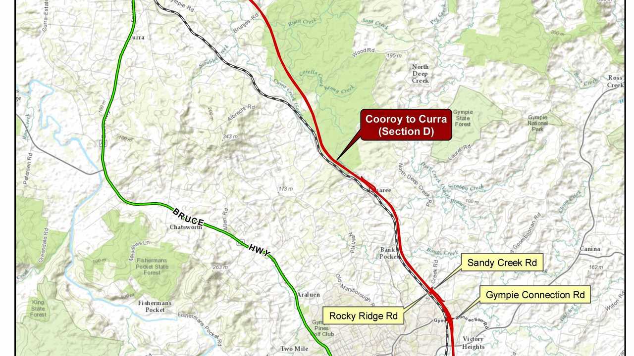 Gympie Bypass Route Map