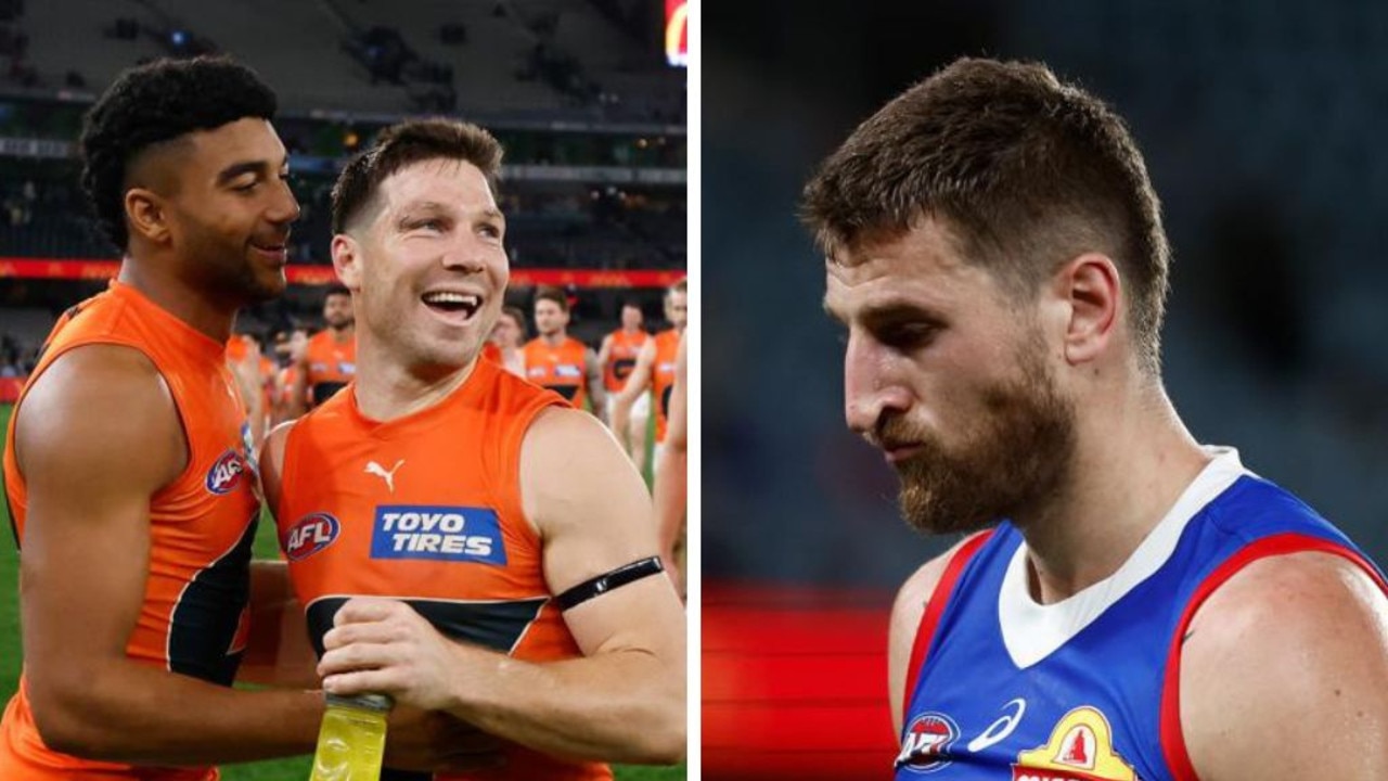 The Suns leave the field after a win during the 2023 AFL Round 12 News  Photo - Getty Images