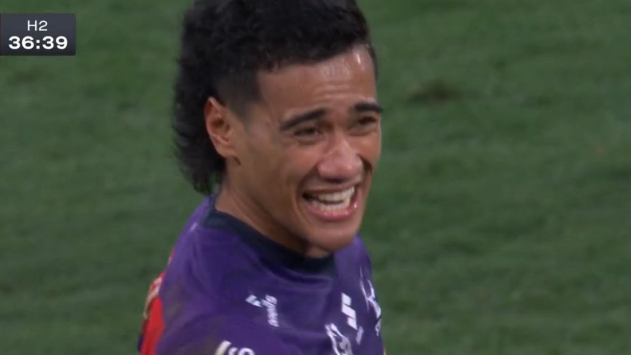 Even Fa'alogo didn't believe it. Photo: Fox Sports