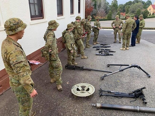 An image taken of cadets at the unit in question.