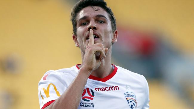 George Blackwood silenced Phoenix supporters. (AAP Image/SNPA, Dean Pemberton)