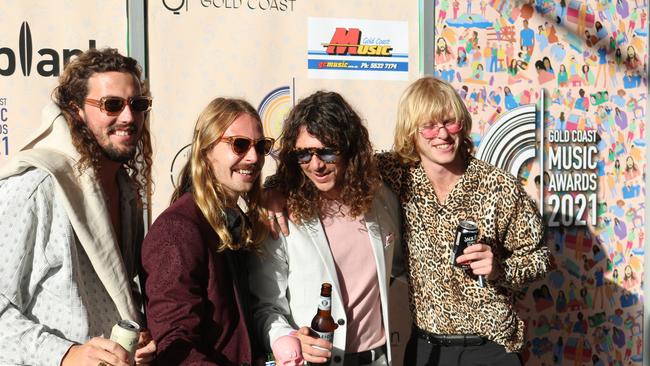 Peach Fur won Live Act of the Year at the Gold Coast Music Awards. Pic: Cameron Fox