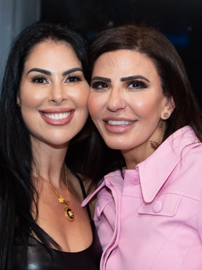 Lametta Fadlallah (right) with an unknown woman.