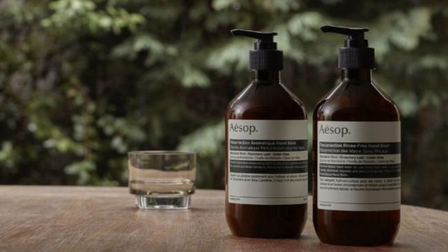 Aesop is known for its cruelty-free formulas. Picture: Instagram / @aesopskincare