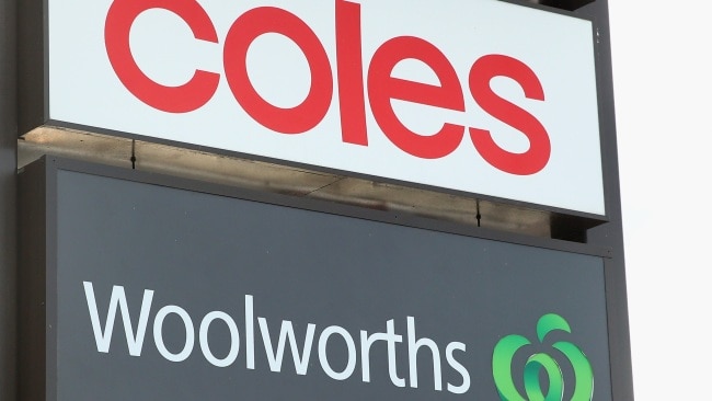 Coles and Woolworths currently hold over two thirds in shares of the Australian supermarket industry. Picture: Quinn Rooney/Getty Images