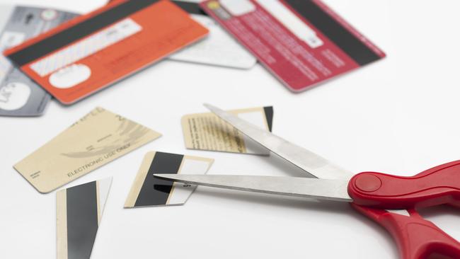 Start cutting that credit card debt. Picture: iStock.