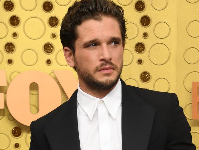 British actor Kit Harington arrives for the 71st Emmy Awards at the Microsoft Theatre in Los Angeles on September 22, 2019. (Photo by VALERIE MACON / AFP)