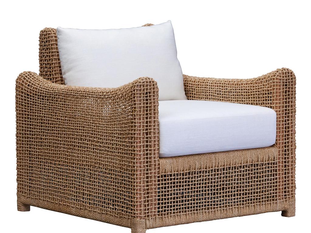 Wicker furniture provides an earthy feel and look.