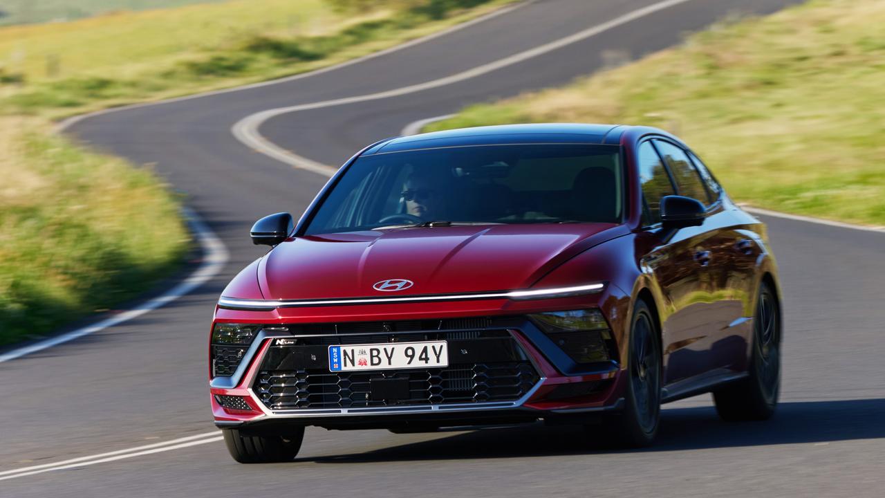 The Hyundai Sonata N Line is surprisingly sporty to drive.