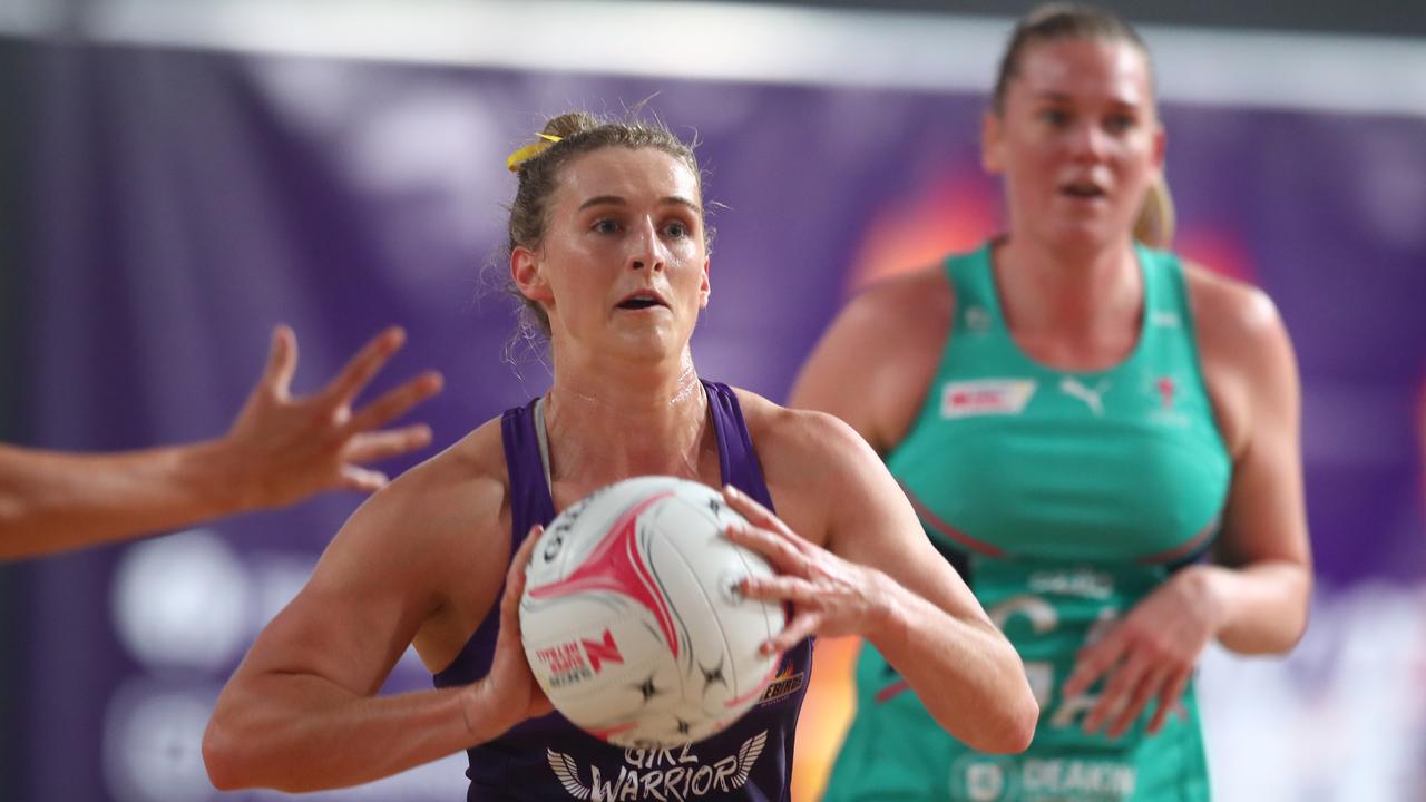 Gabi Simpson remains confident the Firebirds can reach the finals this season. Picture: Chris Hyde/Getty Images