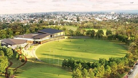 The Crows’ proposal for the site of the Adelaide Aquatic Centre. Board Member Mark Ricciuto has flagged this could be put on the “backburner” because of the financial impacts the club will have to deal with because of the coronavirus.