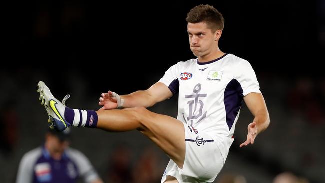 Darcy Tucker could join fellow Docker Griffin Logue in requesting a trade to North Melbourne. Picture: Getty Images