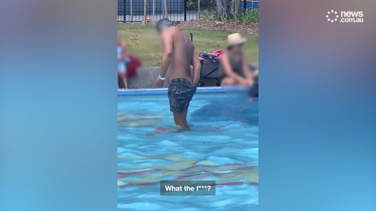 Man filmed in 'disgusting' act in kids pool