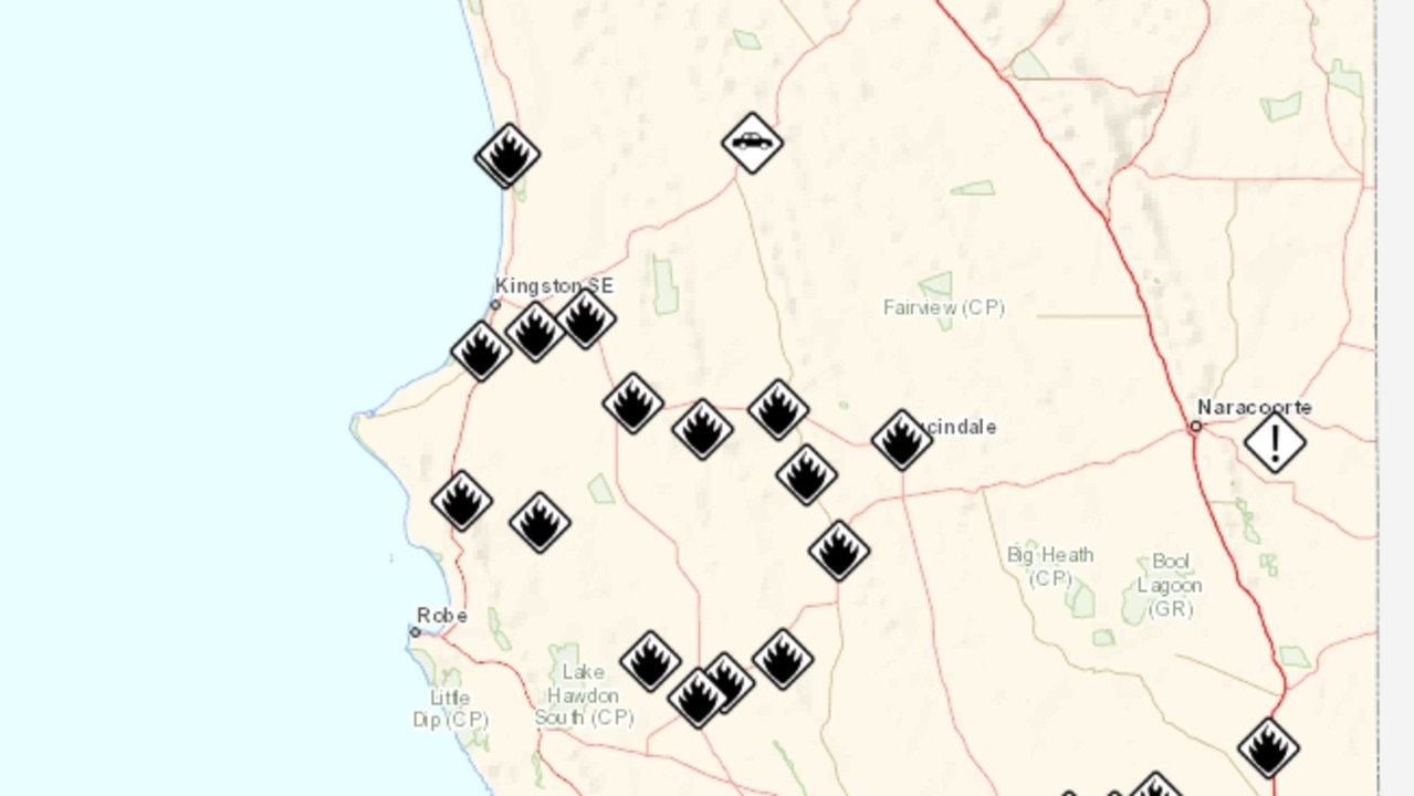 ‘Will burn for days’: 40 fires, thousands without power