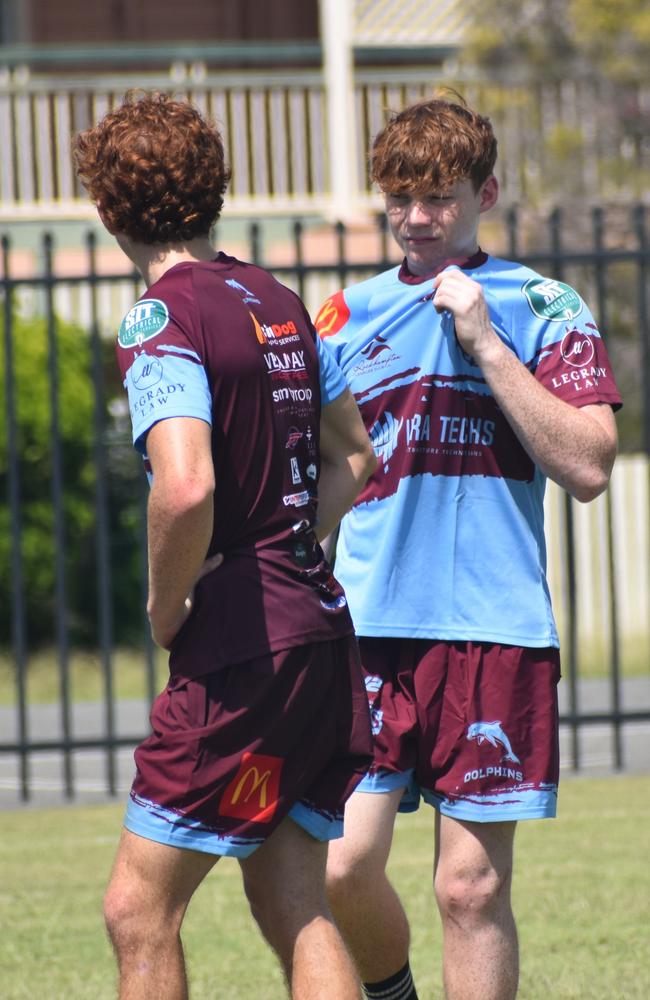 CQ Capras under-17 boys squad pre-season training session at The Cathedral College, Rockhampton, on January 11, 2025.