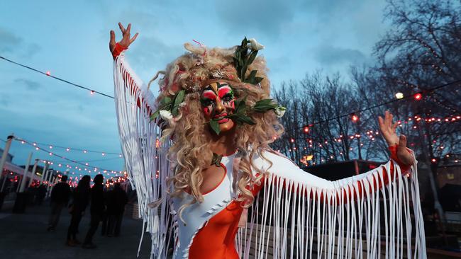 Performer Betty Grumble is part of the entertainment at the Winter Feast. Picture: NIKKI DAVIS-JONES