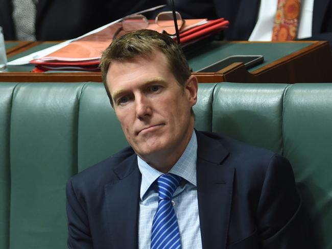 Australia's Social Services Minister Christian Porter says the Centrelink debt recovery system is working well. Picture: AAP/Lukas Coch