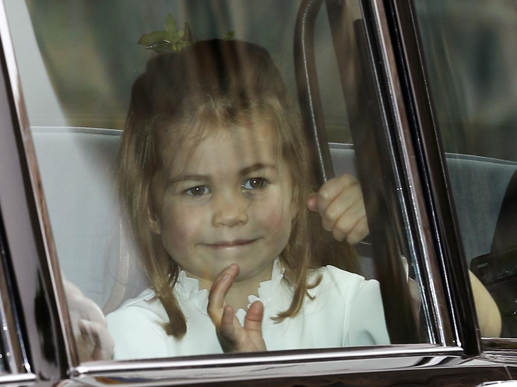 Princess Eugenie Royal Wedding Princess Charlotte Tumbles On Church Steps Au 