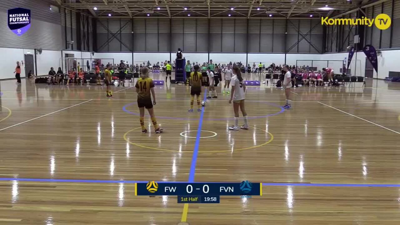 Replay: Football West v Football Victoria Navy (U13 Girls QF)  - 2025 National Futsal Championships Day 4