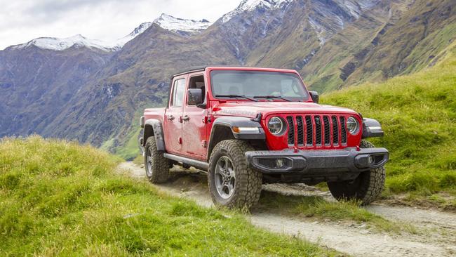 Jeep's dual-cab Gladiator Rubicon ute relishes the outdoors.