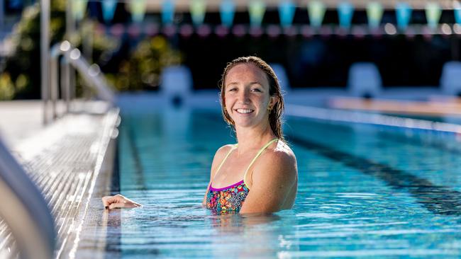 Lani Pallister is training under the guidance of her mum and coach, former Olympian Janelle Elford. Picture by Luke Marsden.