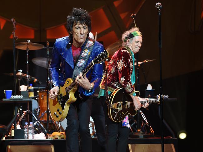 Ronnie Wood and Keith Richards of The Rolling Stones. Picture: Justin Sanson