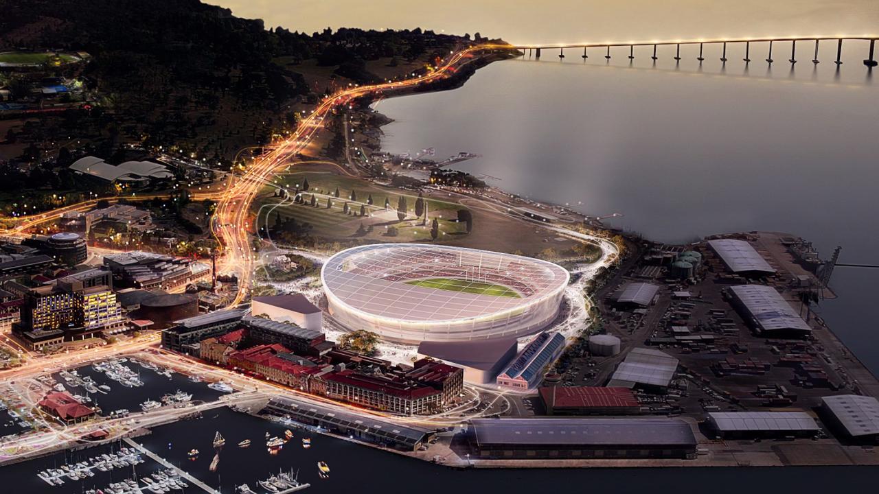 Tasmania team AFL reveals what Hobart city stadium could look like