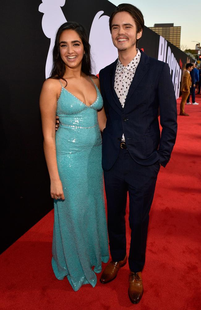 Geraldine Viswanathan and Miles Robbins at premiere of Blockers last year. Picture: Getty Images