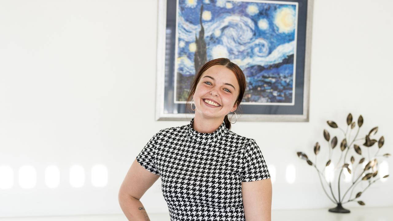 Georgia Hanrahan has turned her life around thanks to the 2nd Shot traineeship program. Picture: Kevin Farmer