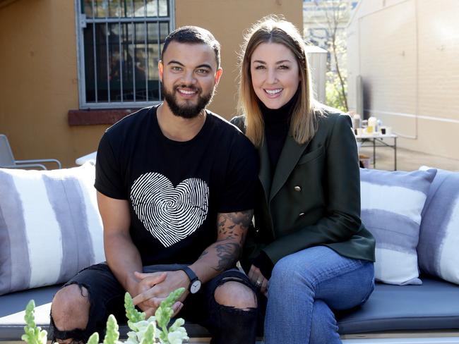 Guy Sebastian cried when he discovered he would be an OAM recipient. The award also acknowledges the work of he and his wife Jules’ (pictured) foundation. Picture: Craig Wilson